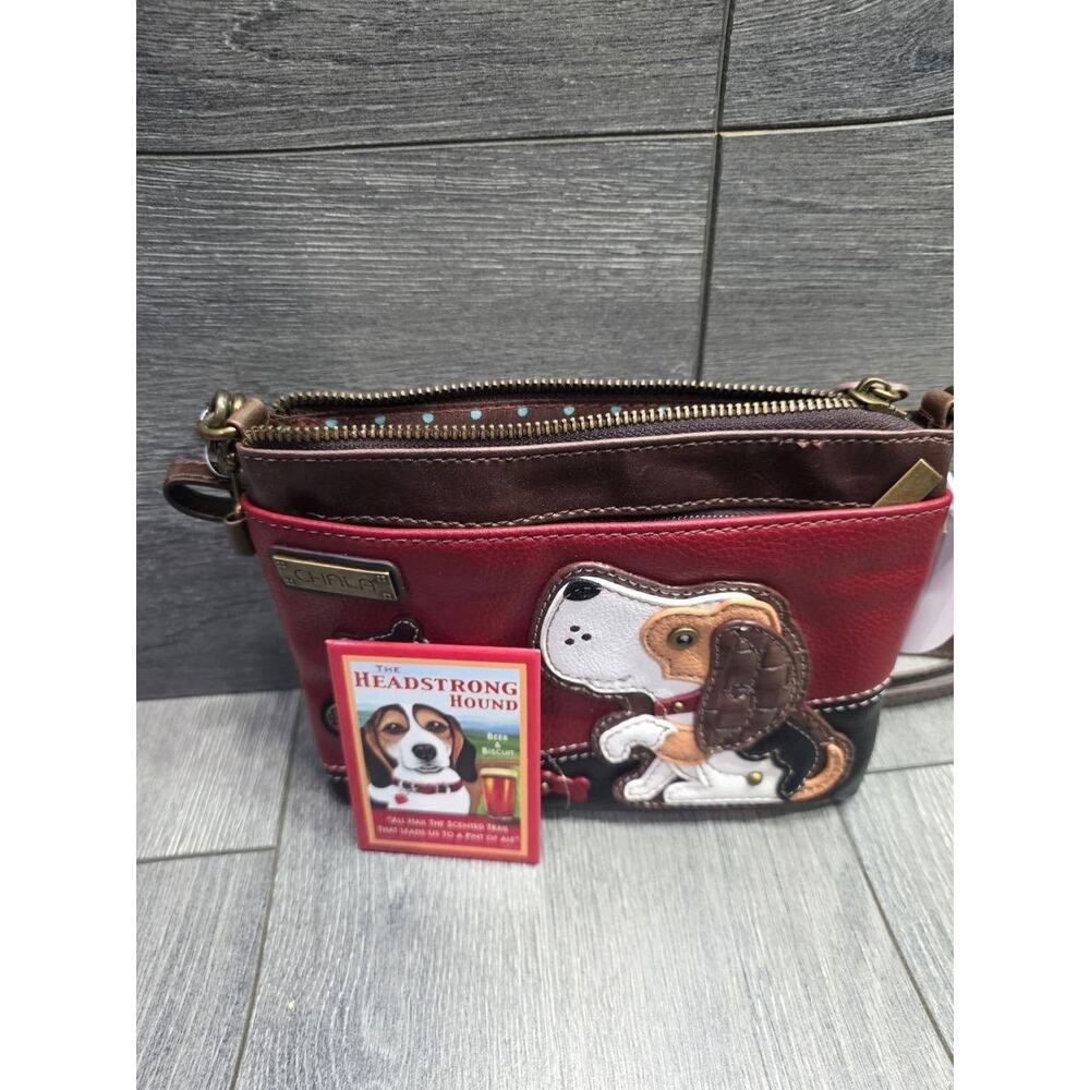 Chala Mini Crossbody Dog Variations Convertible Straps Handbag Purse bag B000788 - Picture 5 of 14